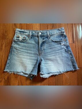 Pistola Light Blue Denim Cutoff Shorts